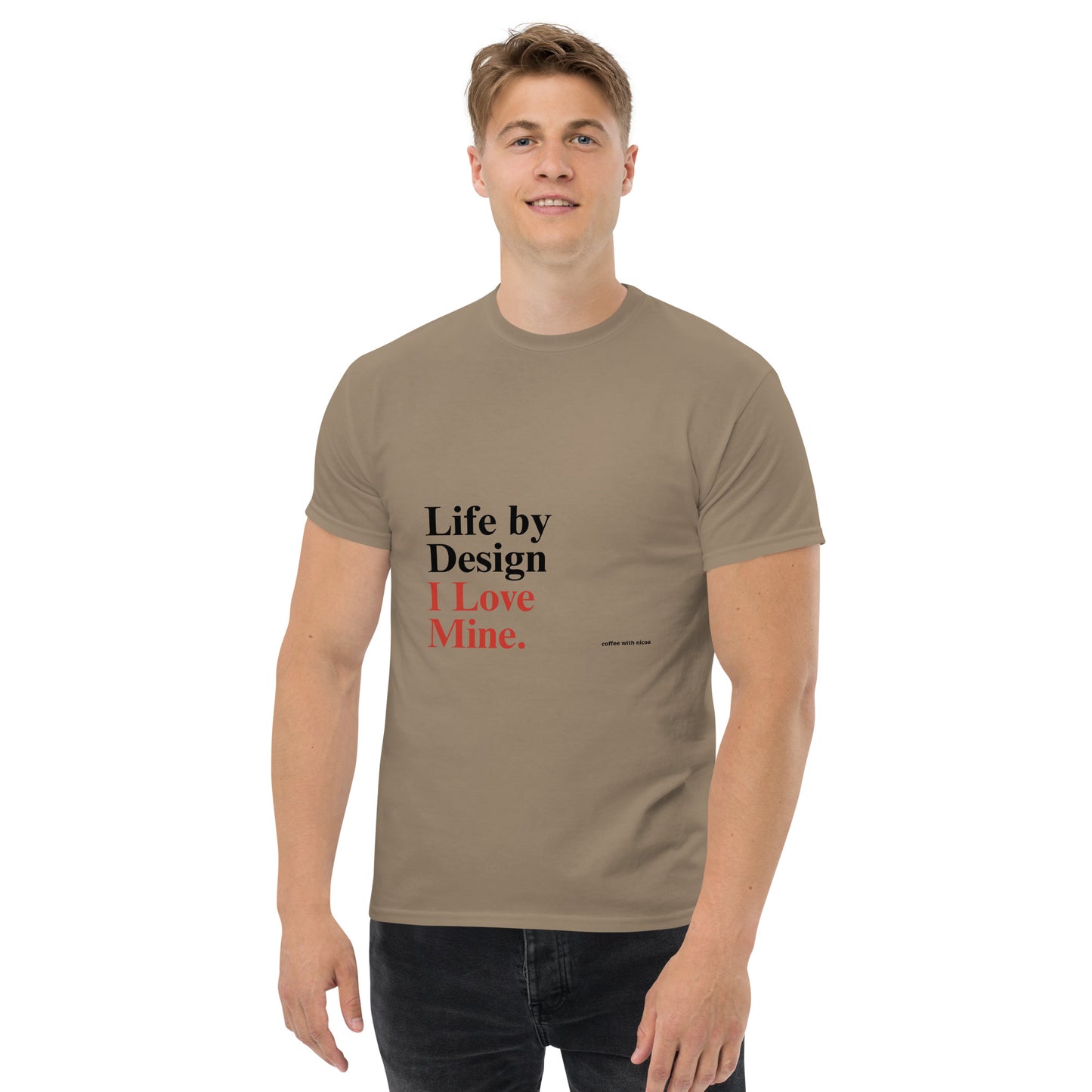 LIFE BY DESIGN Men's classic tee