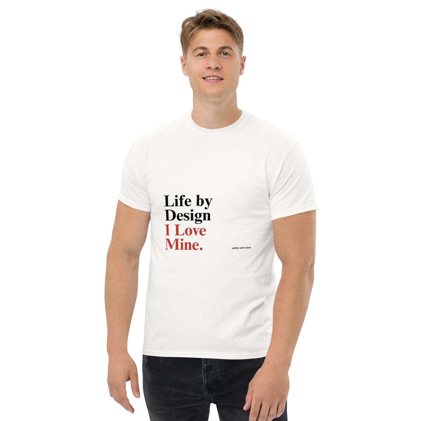 LIFE BY DESIGN Men's classic tee